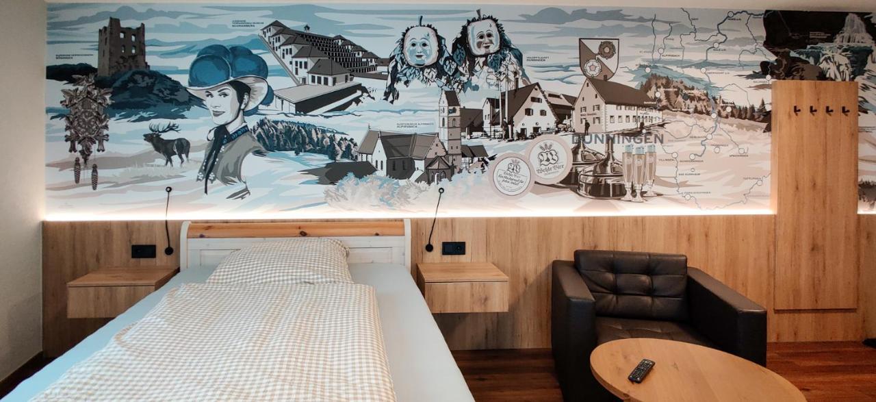 Hotel Braustube Wehle Dunningen Esterno foto