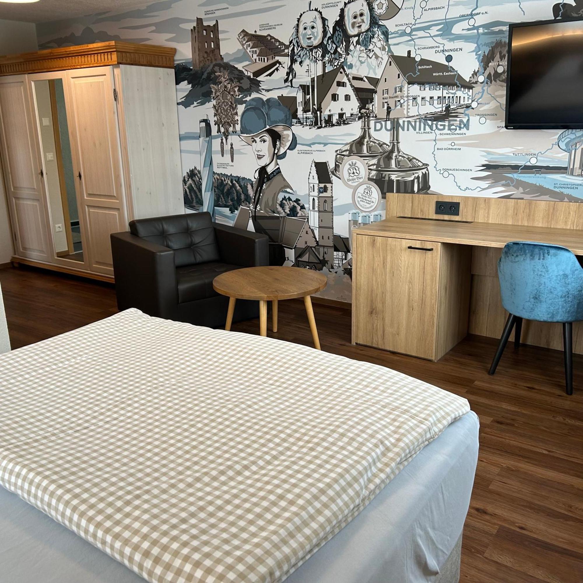 Hotel Braustube Wehle Dunningen Esterno foto