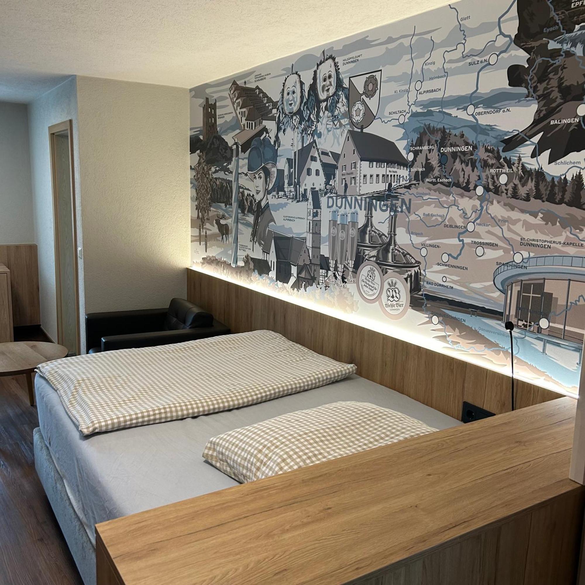 Hotel Braustube Wehle Dunningen Esterno foto